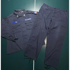 Vtg Civil Air Patrol Field Uniform Set Michigan 63 Captain US Air Force XL 80s